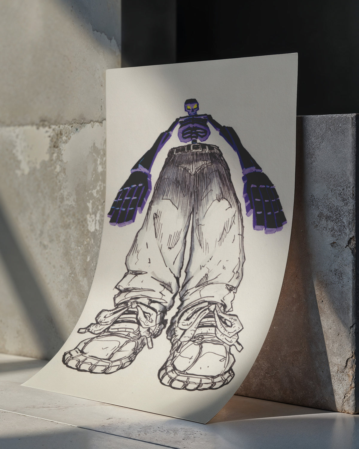 Skeleton Flo Baggy Skeleton – Flo Creates